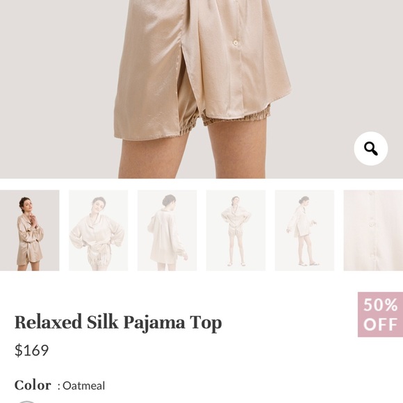 Nap Silk Sleepwear Relaxed Sz Large Womens NWT - Picture 3 of 6